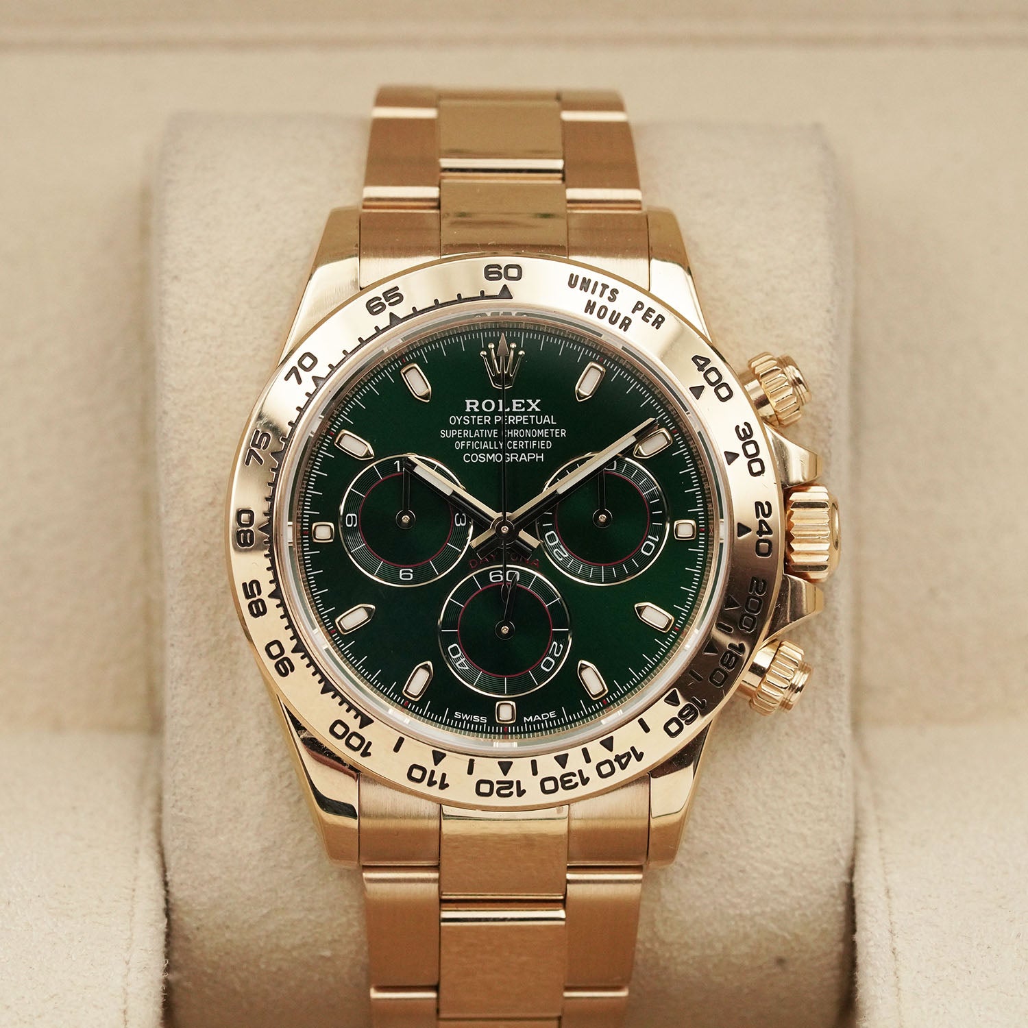 Daytona 116508 green - Rolex