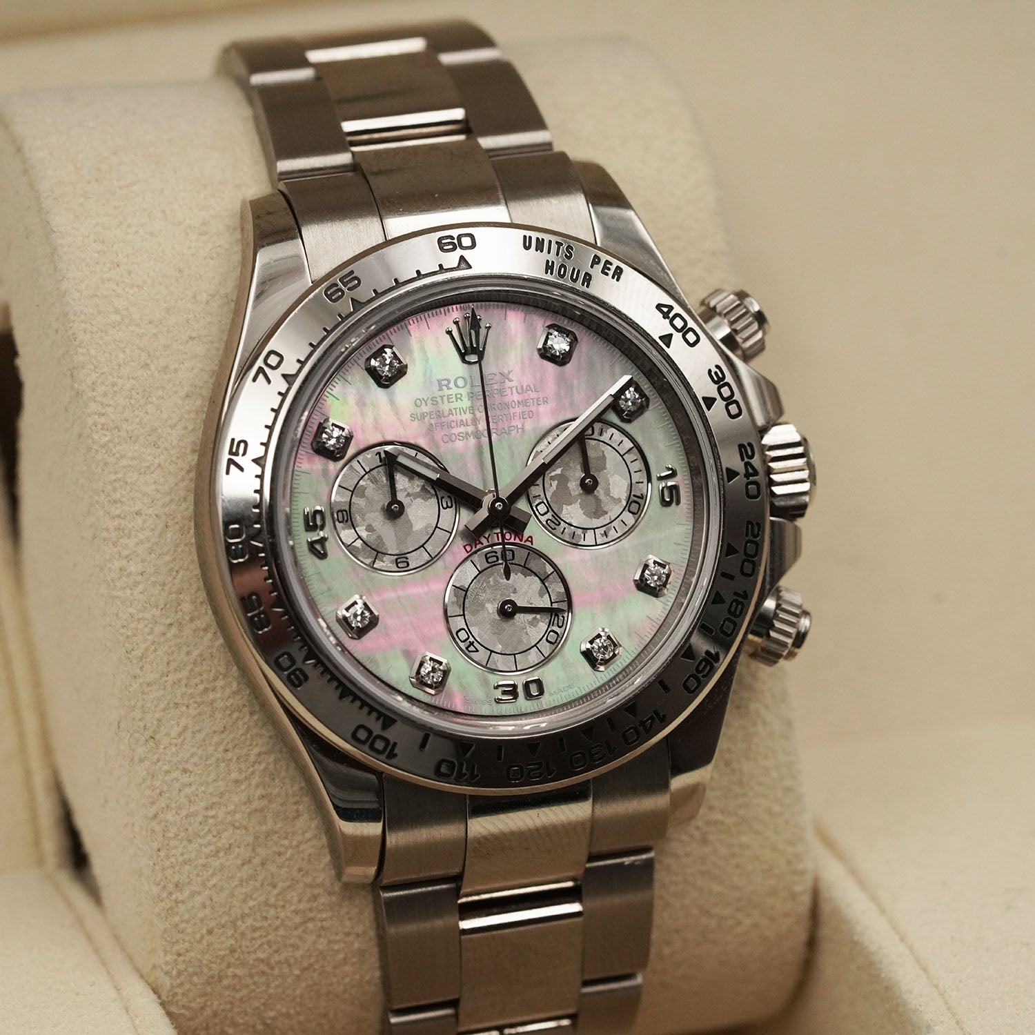 Daytona oro bianco Gold Crystal 116509 - Rolex