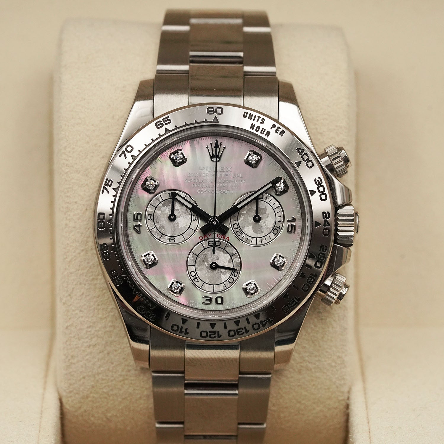 Daytona oro bianco Gold Crystal 116509 - Rolex