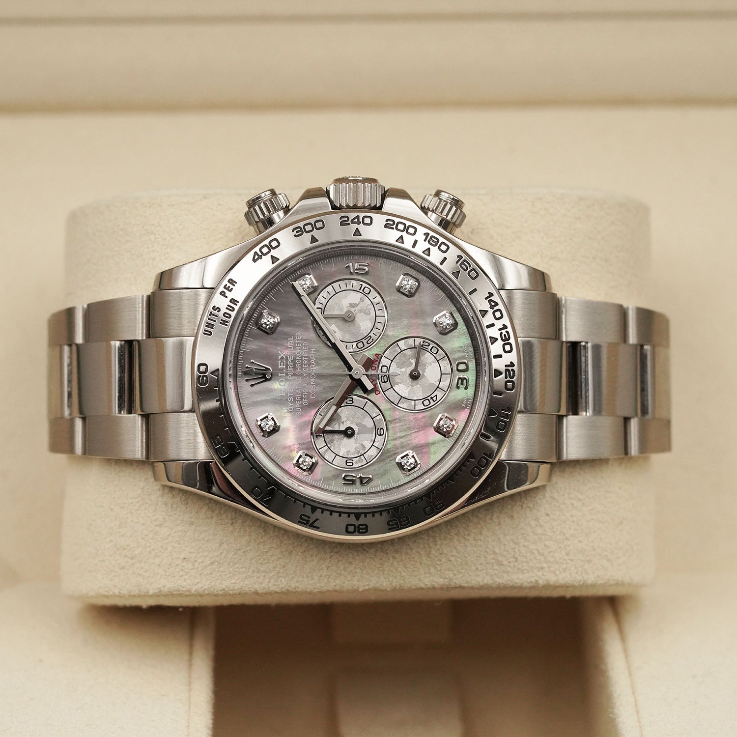 Daytona oro bianco Gold Crystal 116509 - Rolex