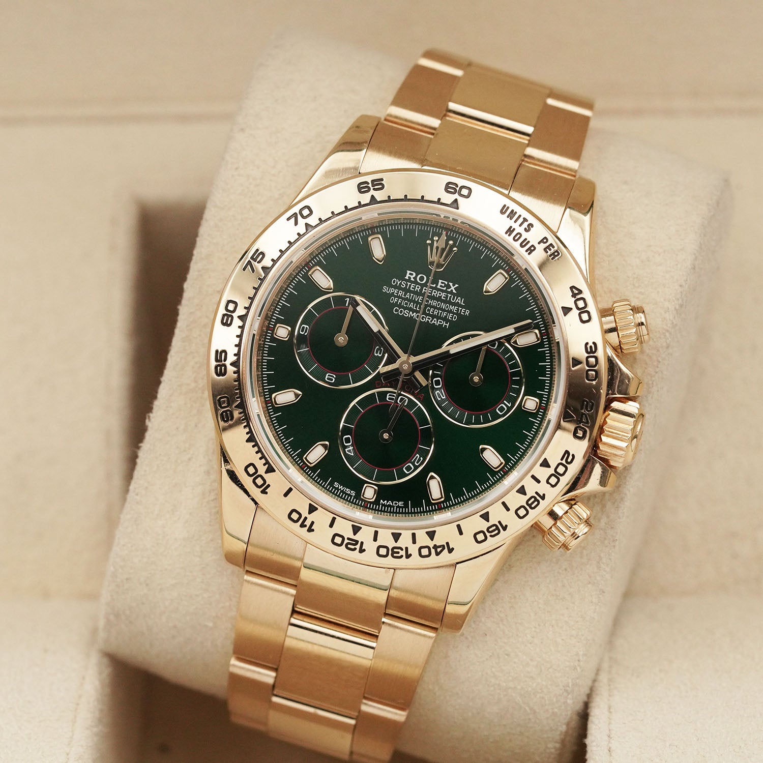 Daytona 116508 green - Rolex