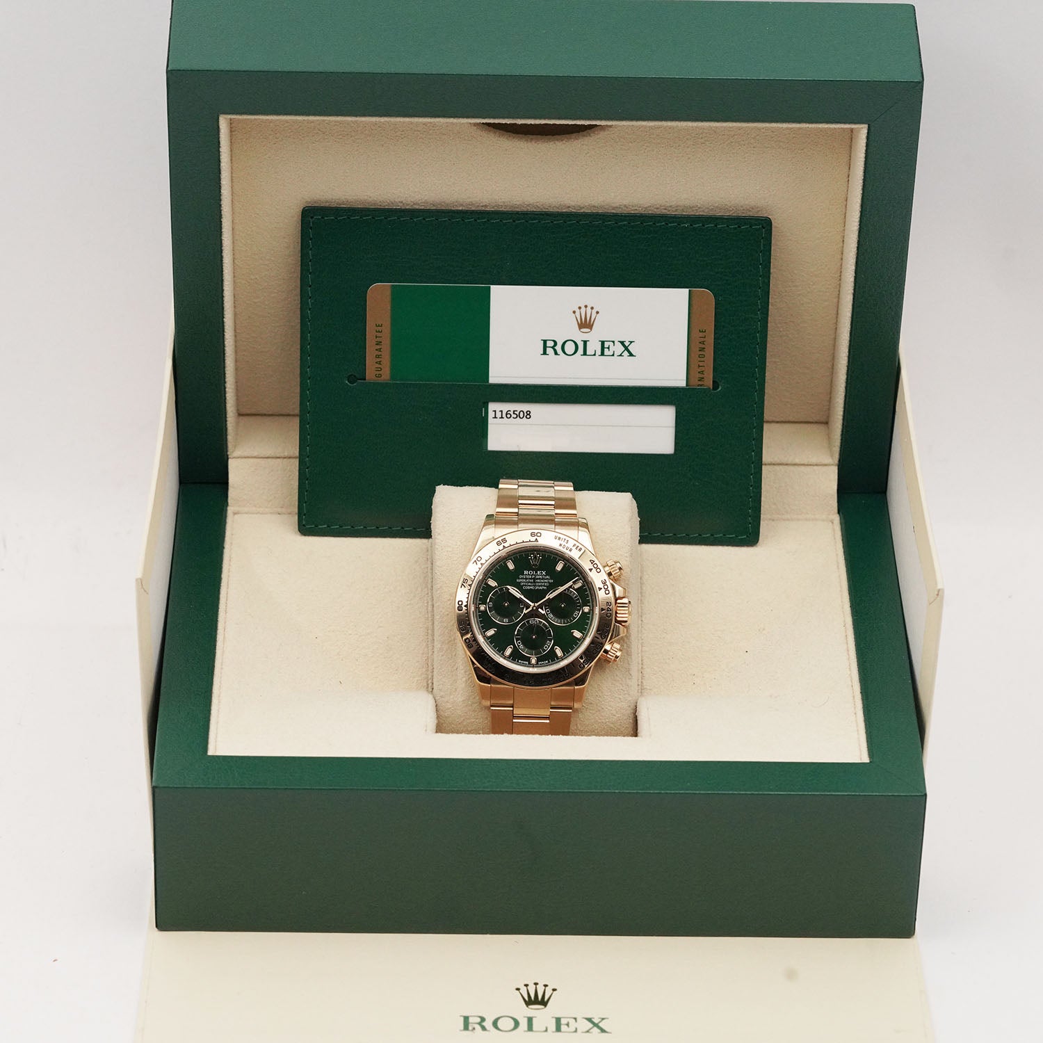 Daytona 116508 green - Rolex