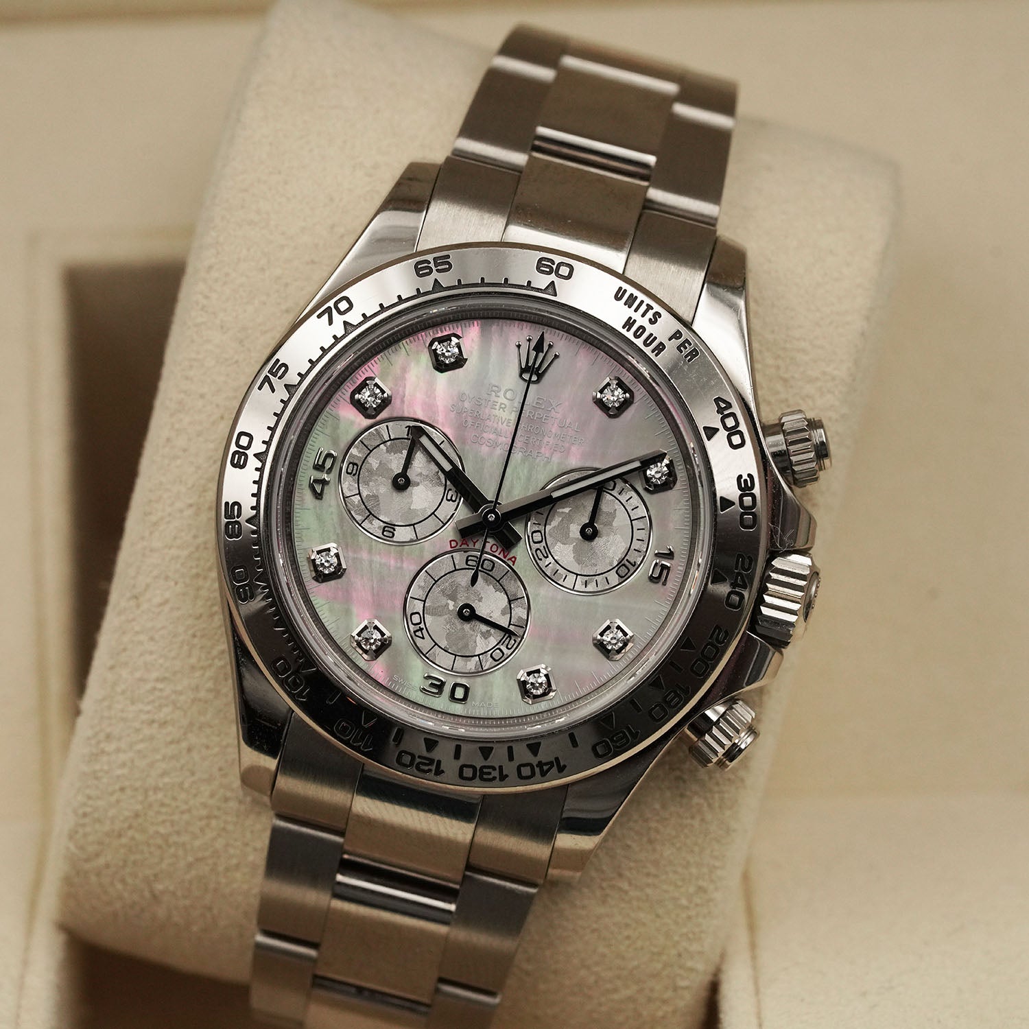 Daytona oro bianco Gold Crystal 116509 - Rolex