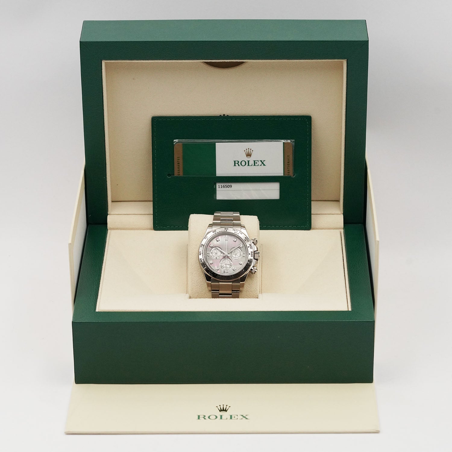 Daytona oro bianco Gold Crystal 116509 - Rolex